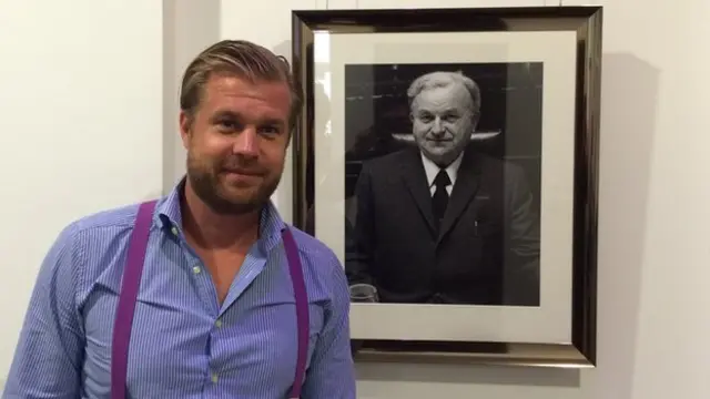 Mathis Menzel y abuelo