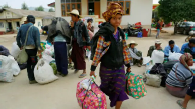 Refugees from Laukkai 