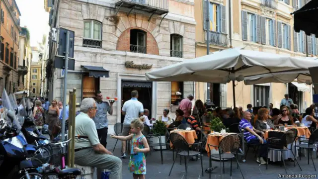 Café Ciampini, em Roma