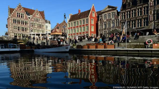 Гент - главный город провинции "Восточная Фландрия", Бельгия