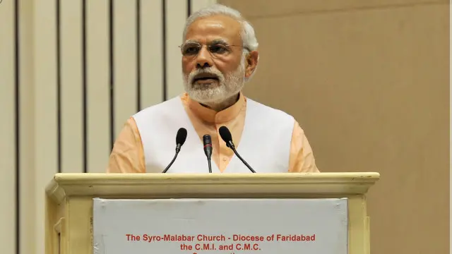 ښاغلي مودي د سې شنبې پر ورځ ډیلي کې د عیسوۍ ډلو له خوا جوړ شوي یوه کنفرانس کې خبرې کولې.