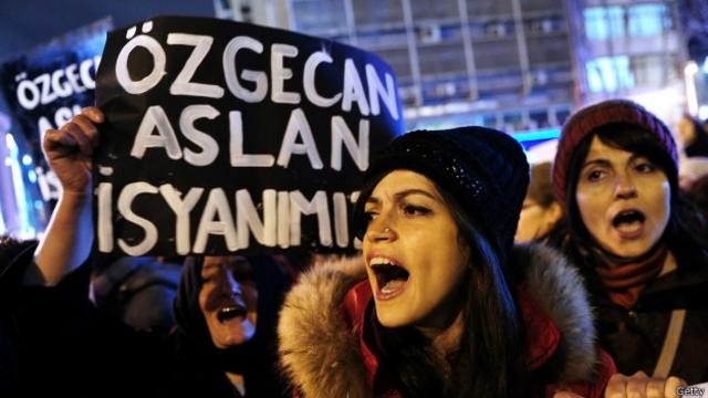 Protesto na Turquia | Foto: Getty