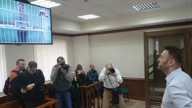 Алексей Навальный в суде