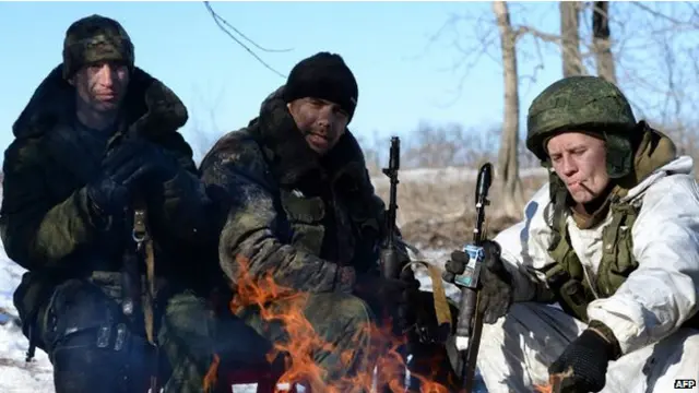 علیحدگی پسندوں کا کہنا ہے کہ دیبالستیوے میں معاہدے کا اطلاق نہیں ہوتا کیونکہ وہ شہر محاصرے میں ہے