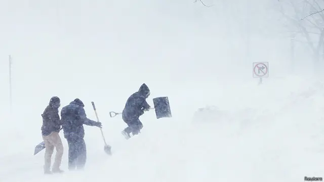Nieve en Boston