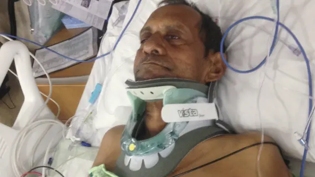 سوریش بھائی اس وقت ہسپتال میں زیرعلاج ہیں