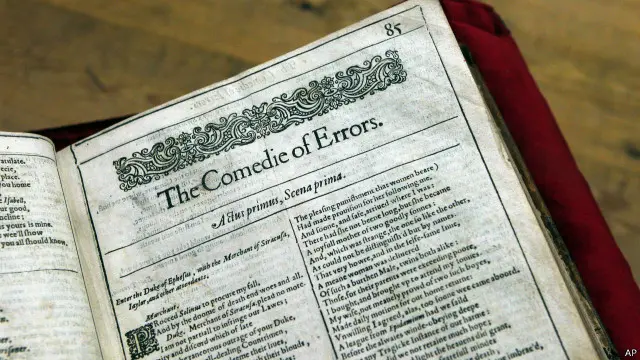 shakespeare folio