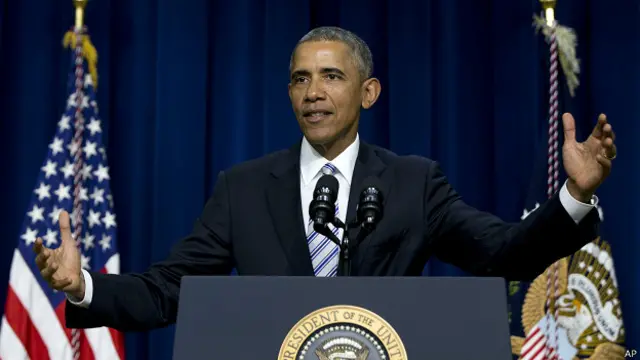 奧巴馬在白宮發表演說(18/2/2015)