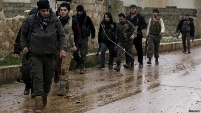 مسلحو المعارضة في ريف حلب