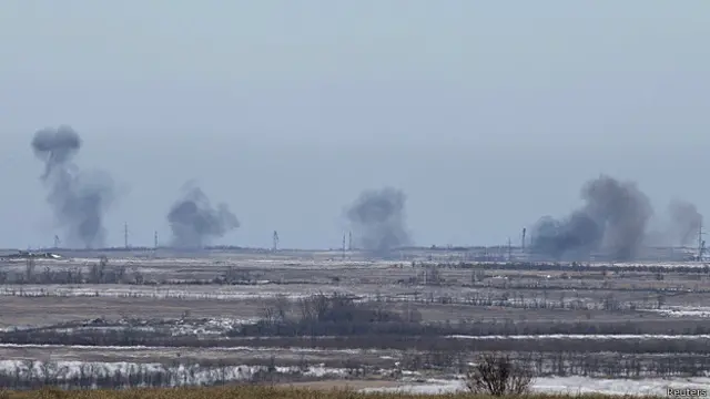 Дебальцево после обстрела