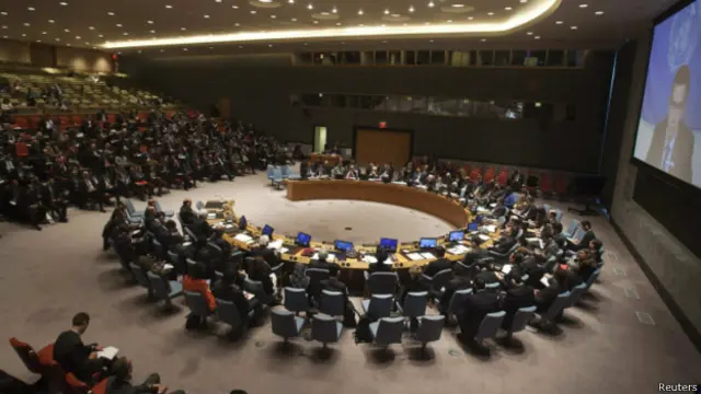Заседание Совета Безопасности ООН