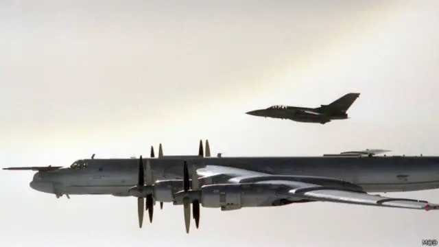 Ту-95 в небе над Англией