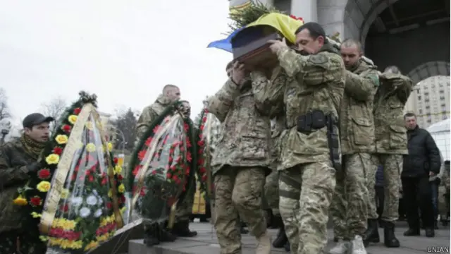 Прощание с бойцом "Айдара"