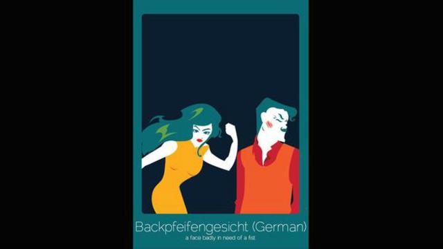 Backpfeifengesicht (Almanca) ‘Yumruklanmayı hak eden bir surat’