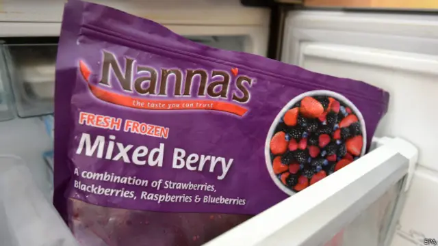 帕蒂食品旗下品牌的冷冻浆果