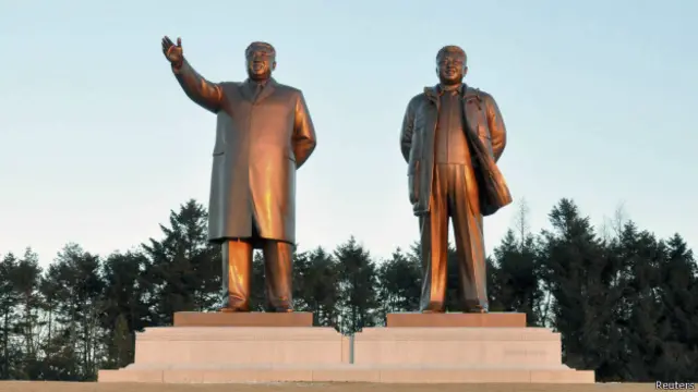 Ким Ир Сен и Ким Чен Ир