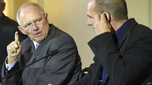 Шойбле и Варуфакис