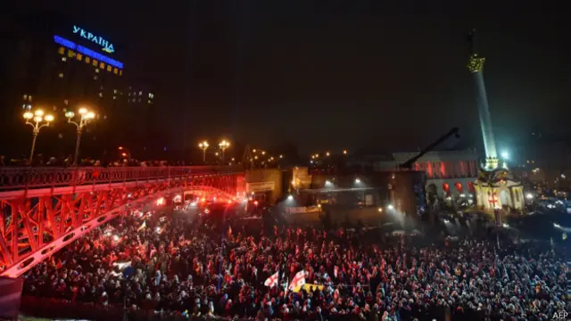 Kỷ niệm một năm Maidan ở Kiev