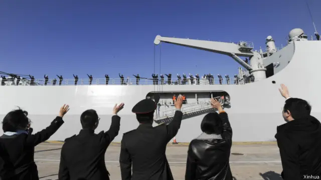 中國海軍第十八批護航編隊20日結束對希臘為期四天的正式訪問