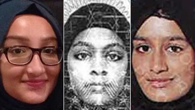 تینوں لڑکیاں لندن کے علاقے بیتھنل گرین میں واقع ایک اکیڈمی کی طالبات تھیں