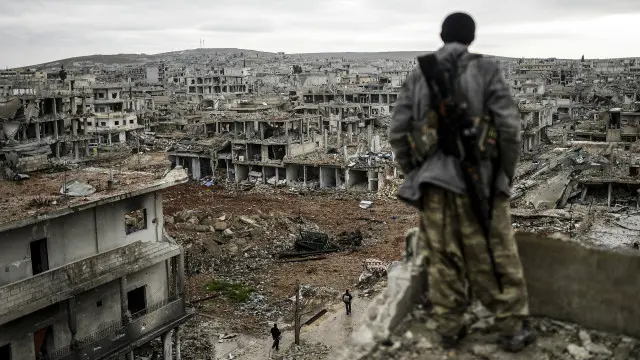 Кобани вайрон қилинишига қарамай, унинг аҳолиси қайта бошлаган