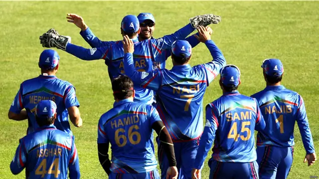 افغانستان کی ٹیم نے بڑا ہدف نہیں دیا تھا تاہم مقابلہ خوب کیا۔