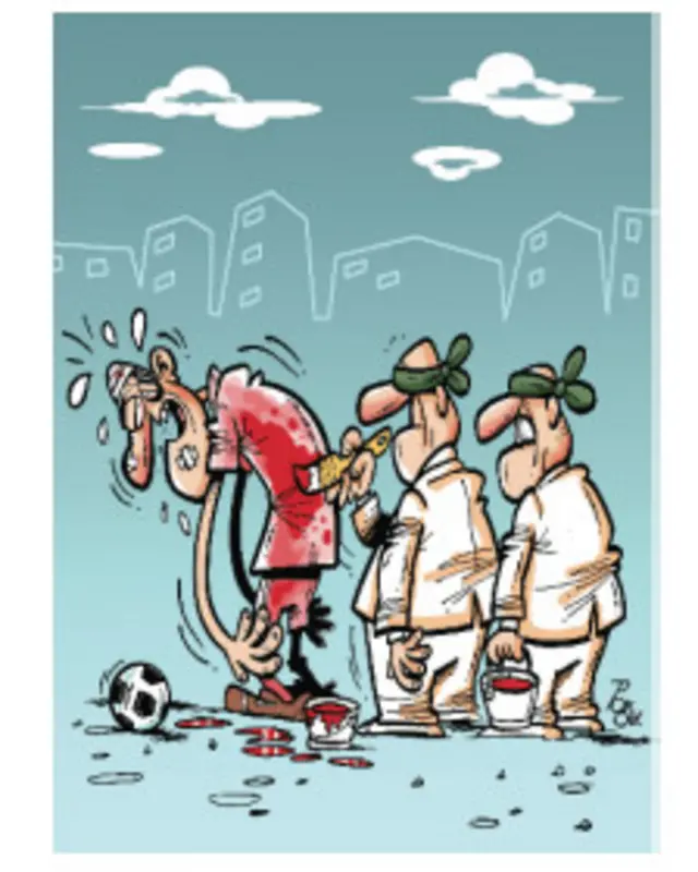 سرنوشت پرسپولیس - کارتون علیرضا پاکدل، اعتماد