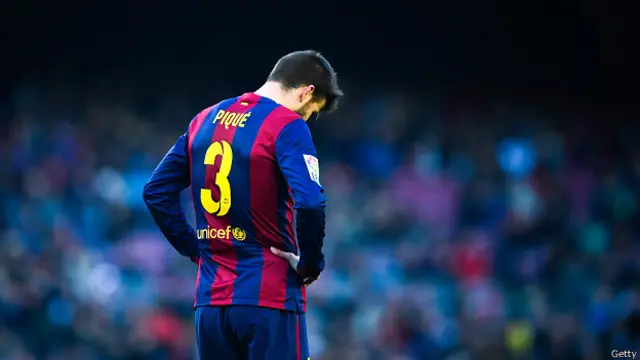 Gerard Pique mencetak gol pertama bagi FC Barcelona, namun Real Madrid membalas dengan dua gol.