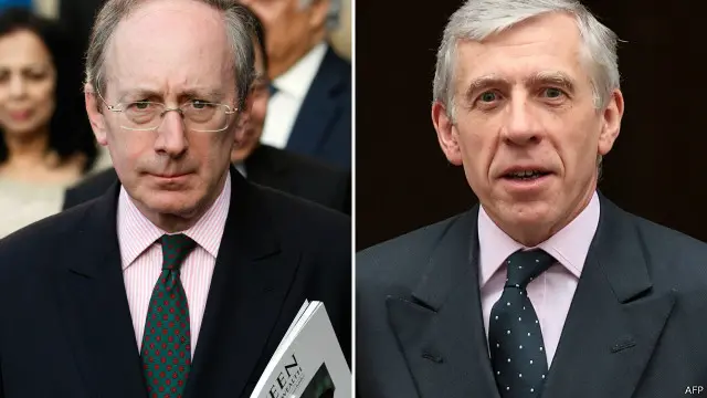 أثيرت الاتهامات بحق سترو (يمين) وريفكيند قبل نحو عشرة أسابيع من انتخابات عامة في بريطانية.