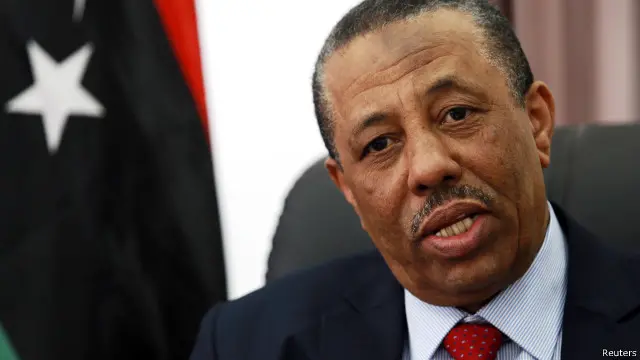 لا تسيطر حكومة رئيس الوزراء عبد الله الثني، التي تحظى باعتراف دولي، على الأراضي الليبية كافة.