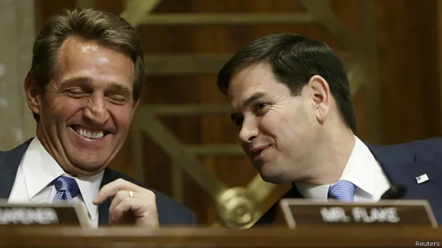 Flake y Rubio