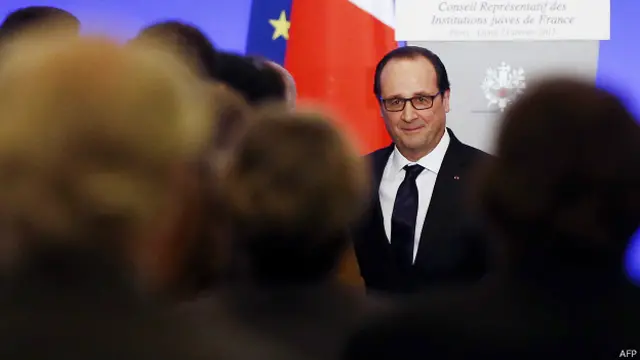 Presiden Francois Holland menjamin keamanan warga Yahudi