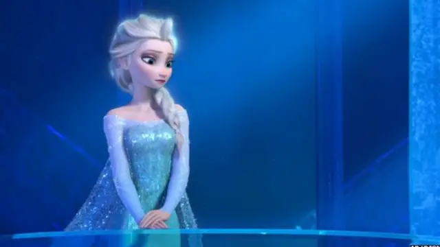 ڈزنی کی اینیمیٹیڈ کردار ایلزا فلم فروزن میں پیش کی گئی ہے