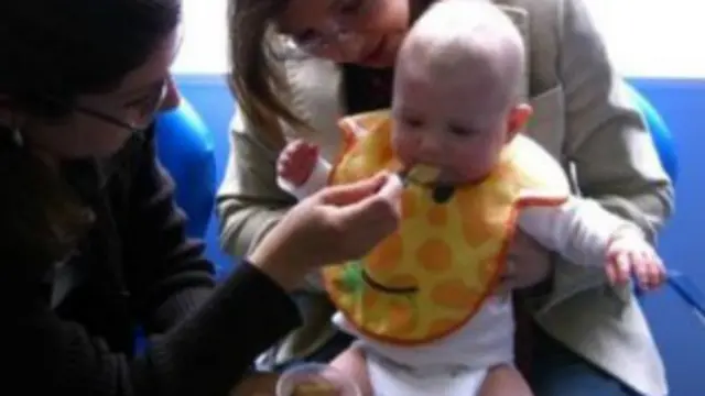 Sofia Magnuson, quien tiene ahora ocho años, tuvo que ingerir productos de maní como parte del estudio.