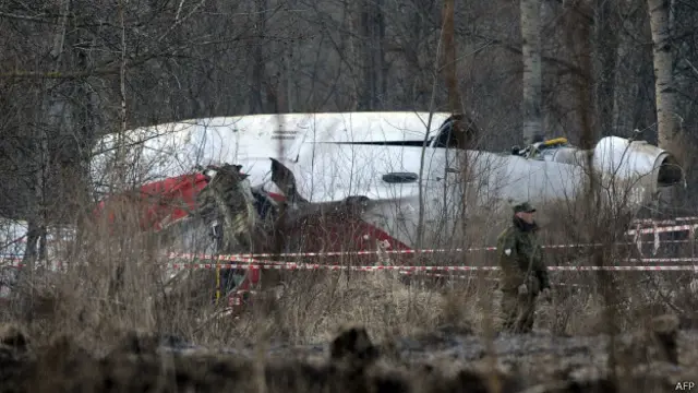 Обломки Ту-154