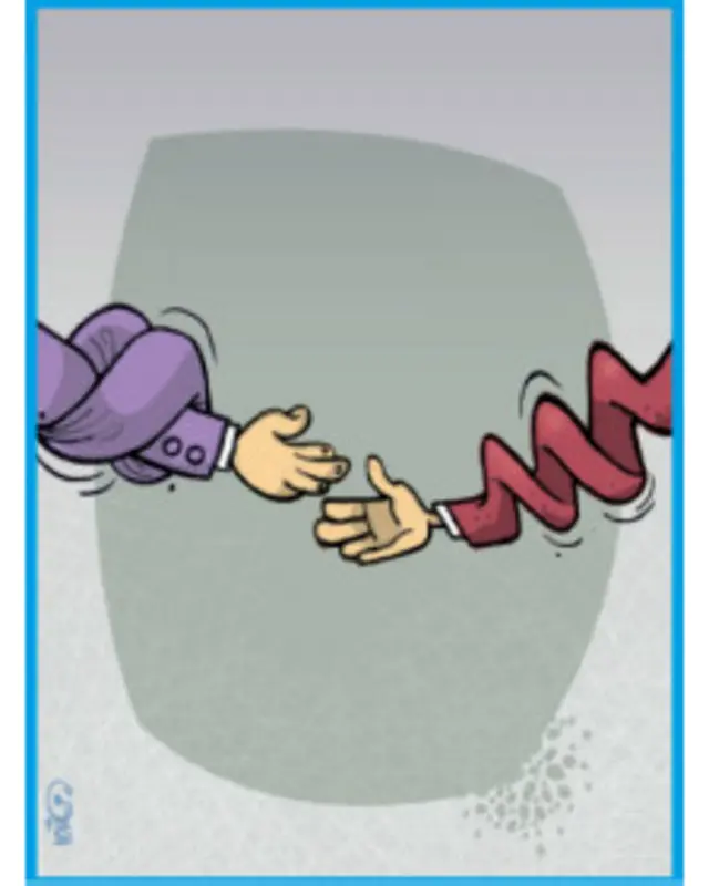 کارتون امین منتظری، بی قانون