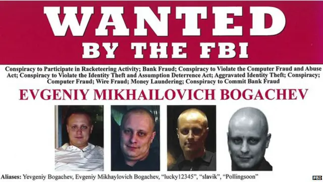 博加喬夫已被列入美國聯邦調查局「網絡黑客通緝名單」之上