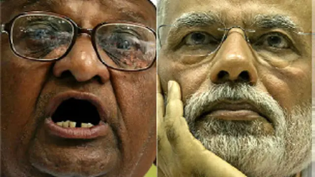 hazare and modi