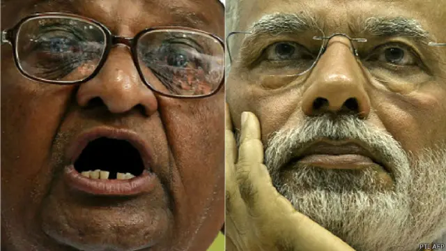 अन्ना हज़ारे और मोदी