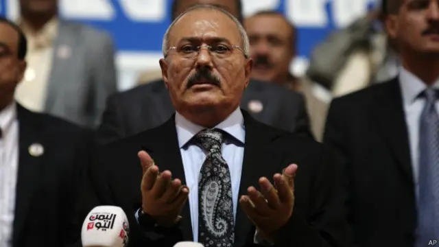  سابق صدر علی عبداللہ صالح حوثی باغیوں کے حمایتی ہیں