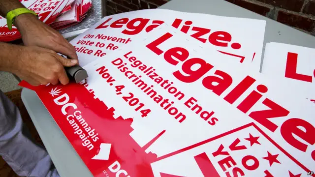 華盛頓市大麻合法化宣傳海報