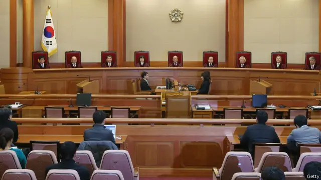 Sidang di Mahkaman Konstitusi Korsel