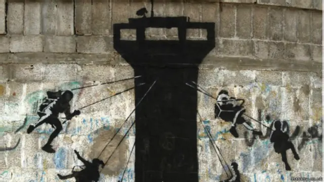 Роспись Бэнкси в Газе