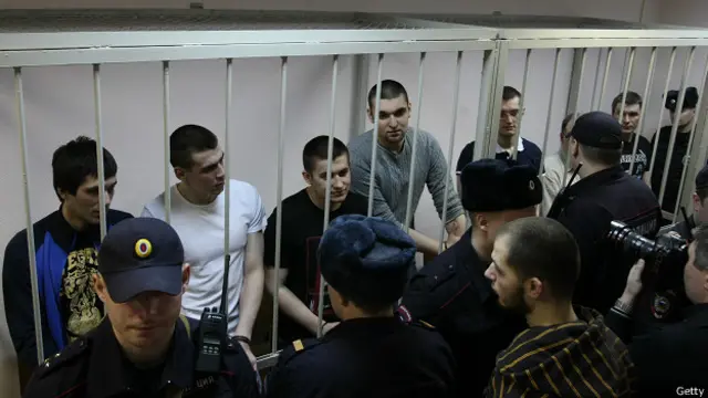 Подсудимые на процесс по "Болотному делу"