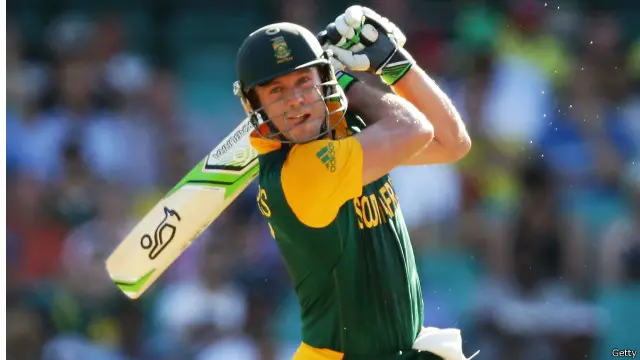 اے بی ڈی ویلیئرز نے جارحانہ کھیل کھیلتے ہوئے 66 گیندوں میں 17 چوکوں اور آٹھ چوکوں کی مدد سے 162 رنز بنائے اور آؤٹ نہیں ہوئے