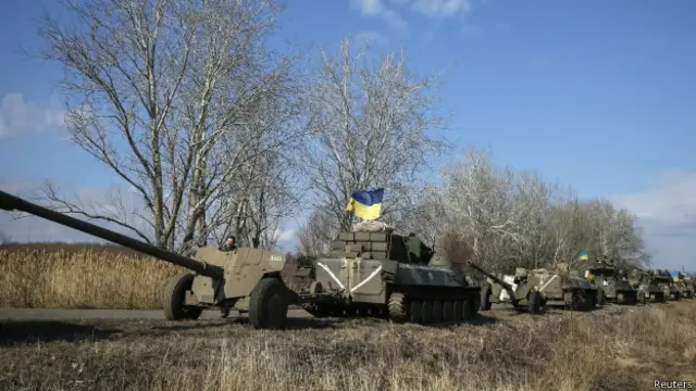 اطلاعات کے مطابق یوکرین میں کمزور جنگ بندی جاری ہے