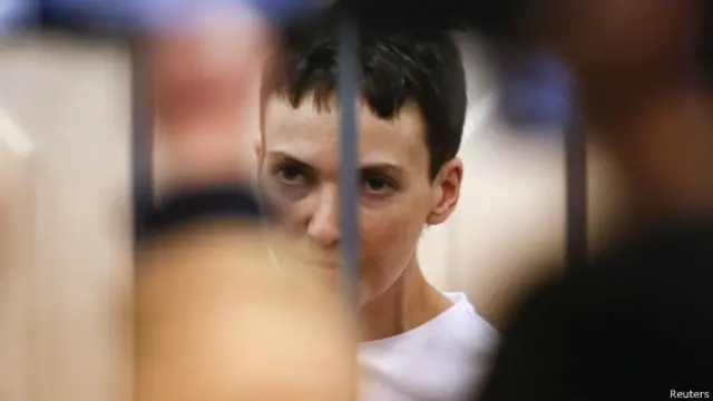 Надежда Савченко в Басманном суде, Москва. 10 февраля 2015 г.