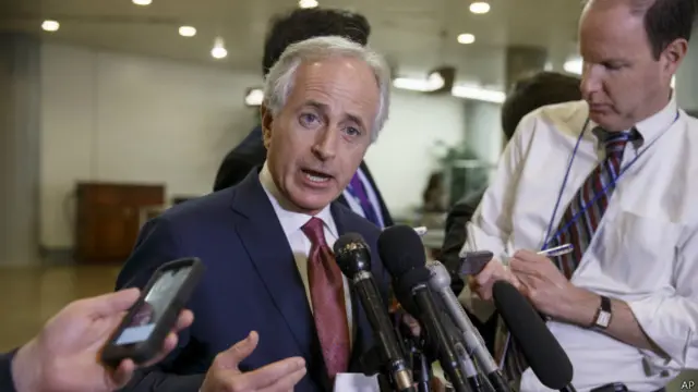 شدد كروكر على أنه يجب أن يكون للكونغرس الرأي الأخير في اتفاق يعقد مع إيران. 