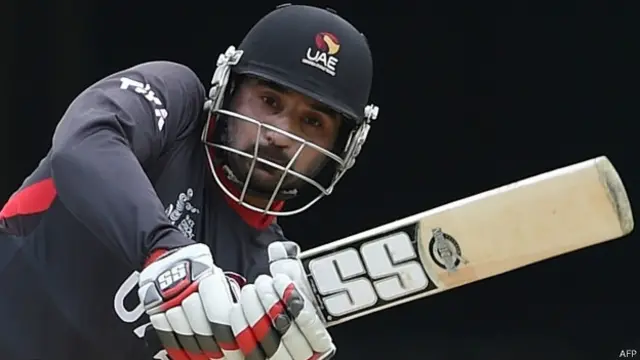 اماراتی بلے باز وہ کارکردگی نہ دکھا سکے جس کا مظاہرہ انھوں نے آئرلینڈ کے خلاف میچ میں کیا تھا