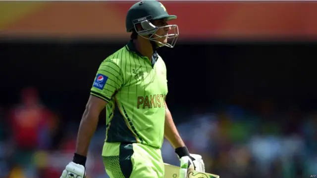 ویسٹ انڈیز کے خلاف صفر پر آؤٹ ہونے والے ناصر جمشید اس میچ میں بھی ناکام رہے اور صرف ایک رن بنا سکے۔